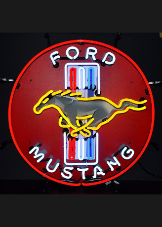 Ford Mustang Neon Auto Sign