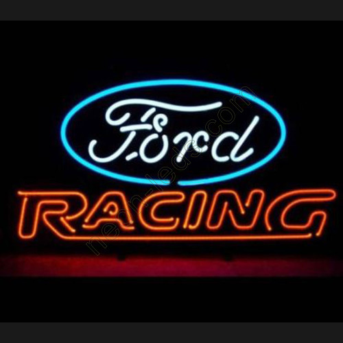 Ford Racing Neon Auto Sign-WL-AUN44