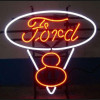 Ford V8 Neon Auto Sign