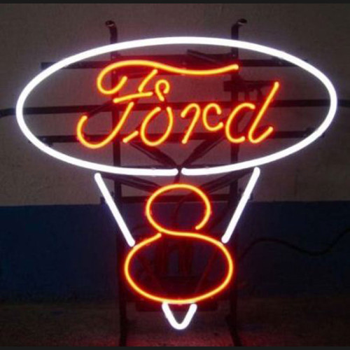 Ford V8 Neon Auto Sign