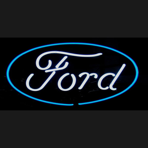 Oval Ford Neon Auto Sign
