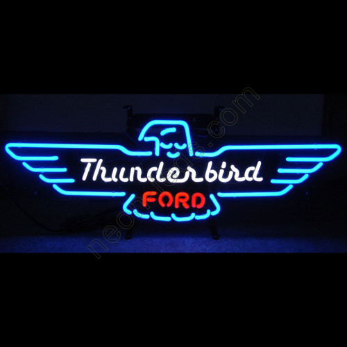 Thunderbird Ford Neon Auto Sign-WL-THB12
