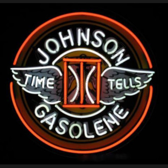 Johnson Gasoline Neon Sign