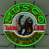 MUSGO Gasoline NEON Auto Sign