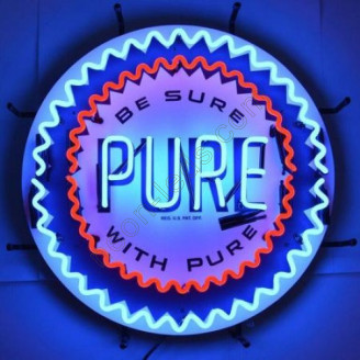 Pure Gasoline Neon Auto Sign