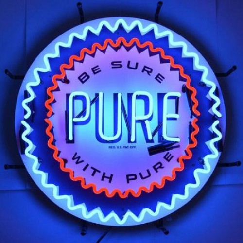 Pure Gasoline Neon Auto Sign-WL-GAS1768