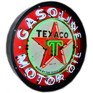 Texaco Gasoline Motor Oil Neon Sign