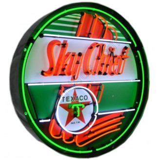 Texaco Sky Chief Gasoline Neon Sign