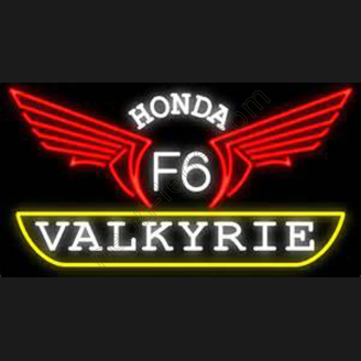 Honda F6 Valkyrie Neon Auto Sign