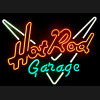 Hot Rod Garage Neon Auto Sign