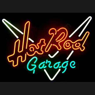 Hot Rod Garage Neon Auto Sign