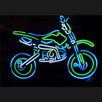 Garage Neon Motorcycle Sign