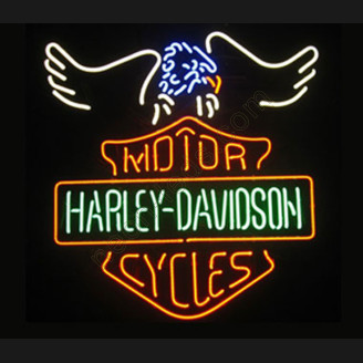 Harley Davidson Neon Motorcycle Sign