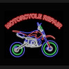 Motorcycle Repair Neon Auto Sign
