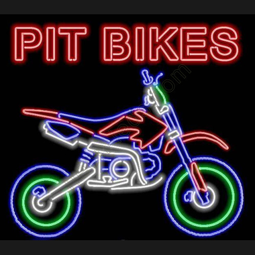 PIT BIKES Neon Auto Sign-WL-MOT001-8