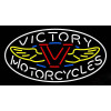 Victory Neon Motorcycle Sign