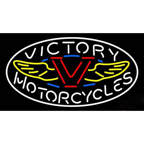 Victory Neon Motorcycle Sign