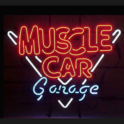 Muscle Car Garage Neon Auto Sign-WL-NCC004