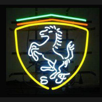 Ferrari F1 racing neon auto sign