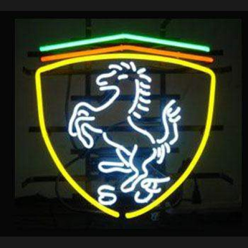 Ferrari F1 racing neon auto sign
