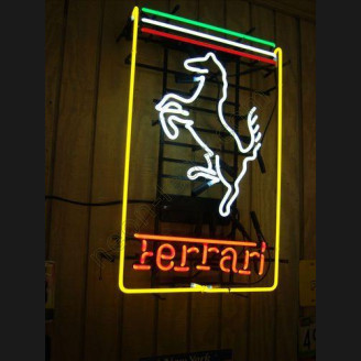 Ferrari neon auto sign