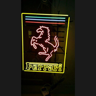 Ferrari neon Automobile sign