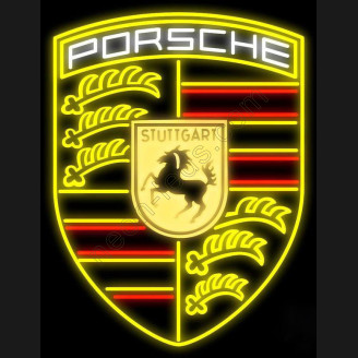 Porsche Handmade Art Neon Auto Sign
