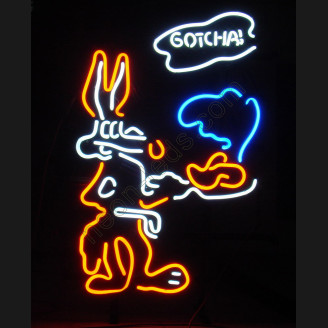 Gotcha Road Runner Neon Auto Sign