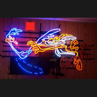 Road Runner Garage Neon Auto Sign