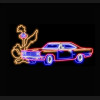 Road Runner Neon Auto Sign