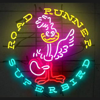 Super Bird Roadrunner Neon Auto Sign