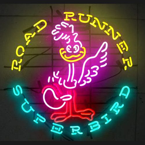 Super Bird Roadrunner Neon Auto Sign