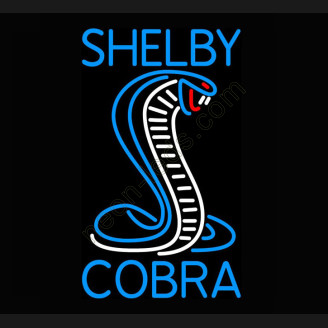 Cobra Shelby Auto Neon Auto Sign