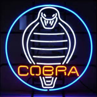 Ford Cobra Neon Auto Sign