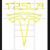 Tesla Auto Neon Auto Sign