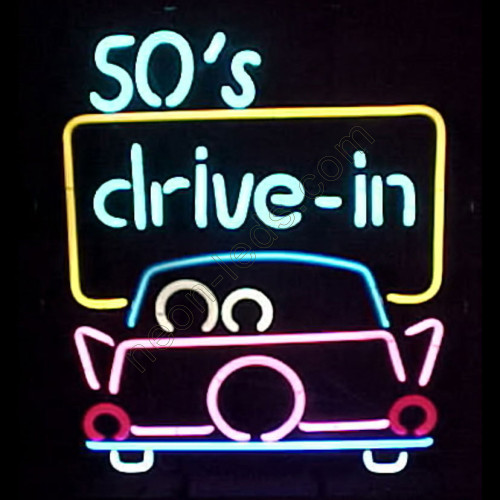 50s Drive In Neon Auto Sign-WL-CDI801