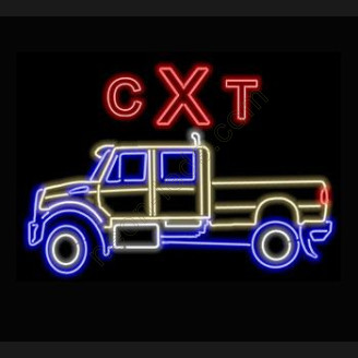 CXT car neon auto sign