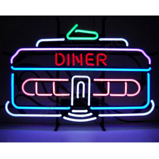 Diner Car Neon Auto Sign