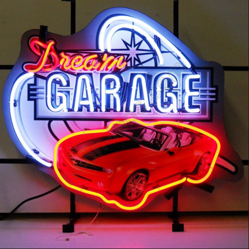 Dream Garage Camaro Neon Auto Sign-WL-DG2710-1