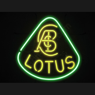 Lotus Neon Automobile Sign