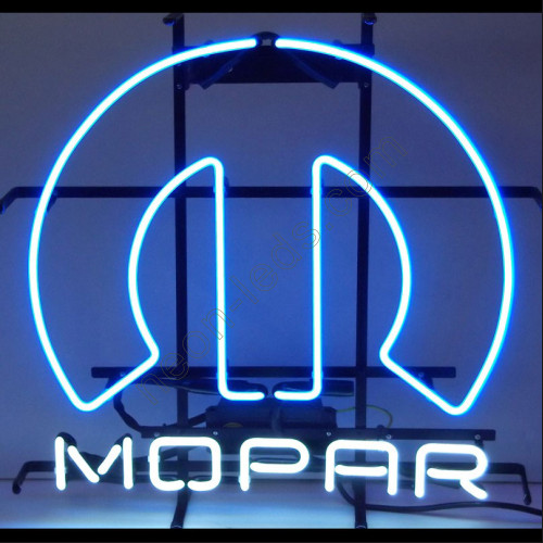 Mopar Logo Neon Auto Sign-WL-MOP036-2