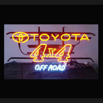 Toyota 4x4 Off Road Neon Auto Sign