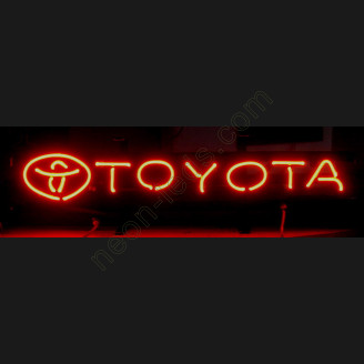 Toyota Neon Auto Sign