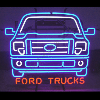 Ford Trucks Neon Auto Sign