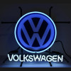 VW Volkswagen Neon Auto Sign
