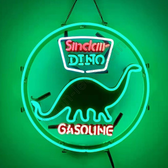 Sinclair Dino Gasoline Logo Neon Auto Sign