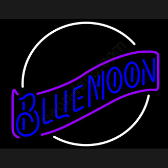 Blue Moon Neon BEER Sign