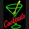 Cocktails bar neon sign