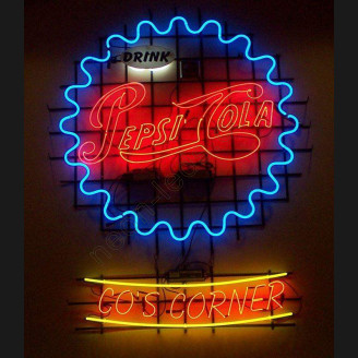 Drink Pepsi Cola Neon Beer Sign