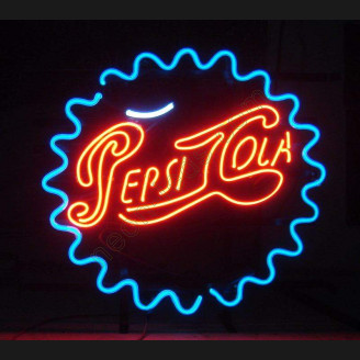 Pepsi Bottle Cap Neon Sign